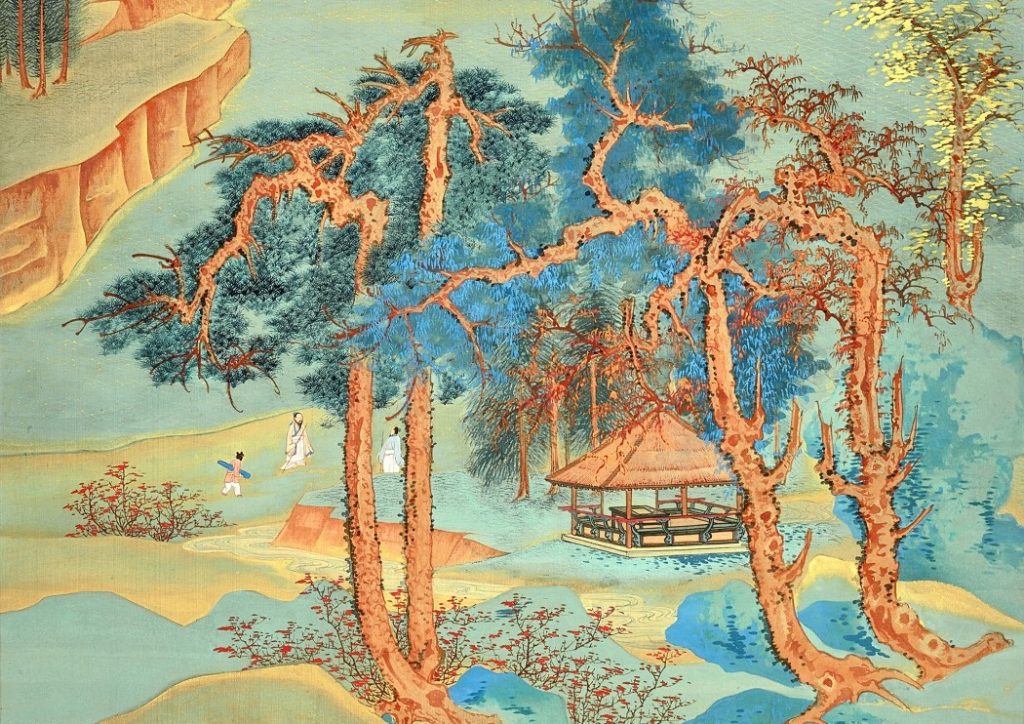 張大千 仿王希孟〈千里江山圖〉1